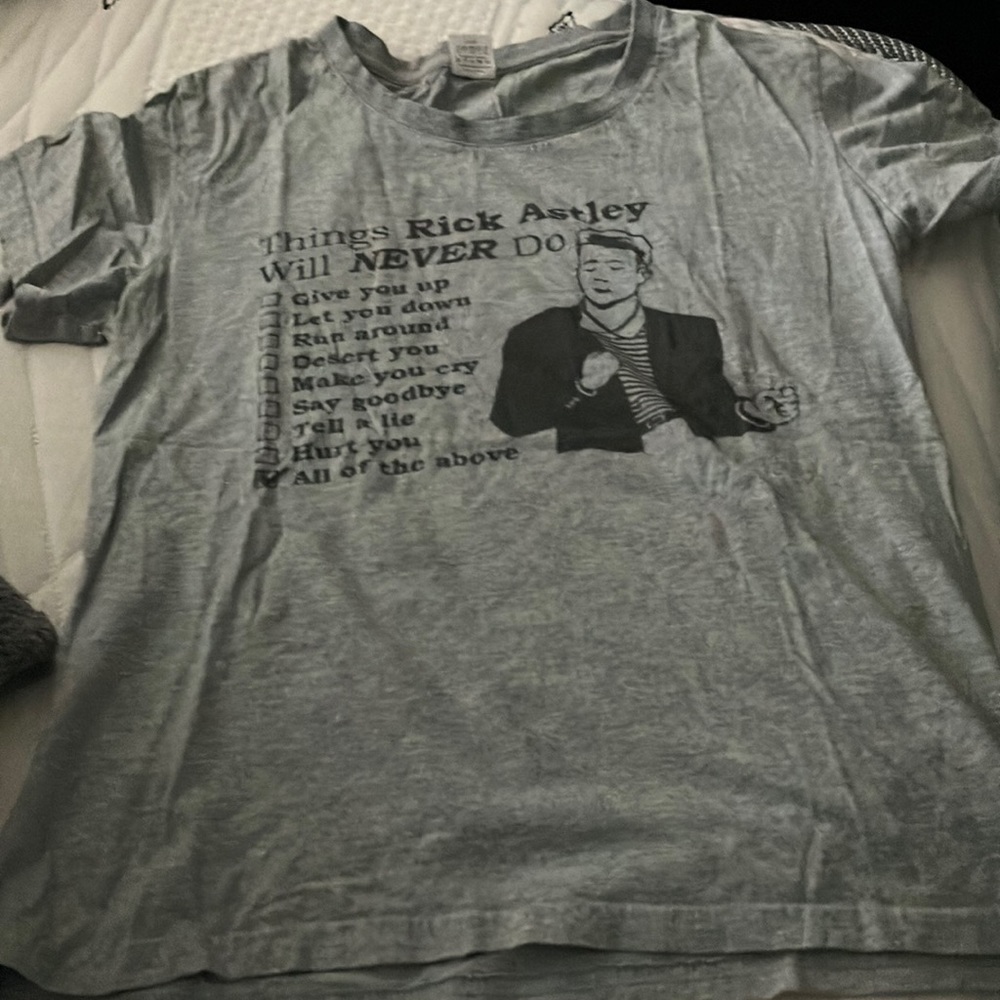 Rick Astley tee